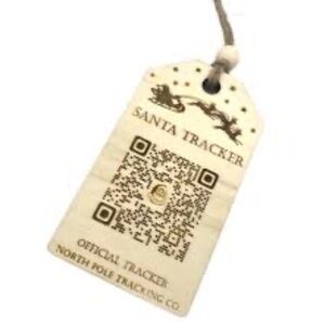 Santa Tracker Tag with QR Code